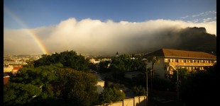Rainbow over Cape Town